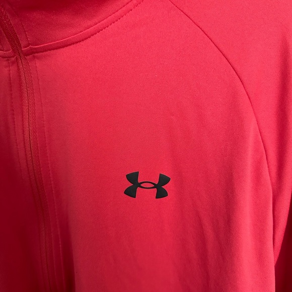Men’s Under Armour 1/4-Zip Loose Long Sleeve Shirt - Picture 2 of 4